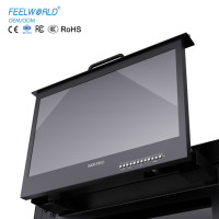 SEETEC FRM173S Rack-Montierter Monitor 17,3 Zoll 1RU Ausziehbar Professioneller 3G SDI 4K HDMI Multi-View OEM-Service zum Fabrikpreis