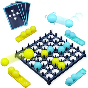 Bouncing table ball game Interactive parent-child kids coordination board game toy Battle throwing ball bouncing ball