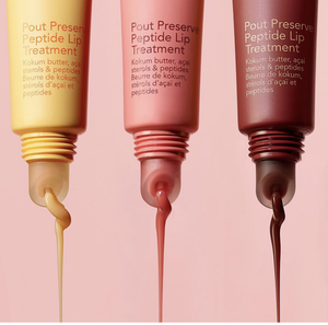 Kemasan kustom pelembap bibir mentega alami pelembap peptida alami perawatan bibir label pribadi - Product Image 1