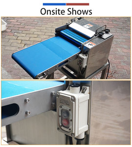 Squid <b>Ring</b> Cutting Machine Stainless Steel Fish Processing <b>Cutter</b> Conveyor Type for Seafood Processing - Product Image 4
