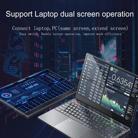 Moniteur Portable de 13.3 pouces, 4K, 60hz, extension d'écran pour téléphone de bureau de jeu, anti-lumière bleue, écran externe IPS
