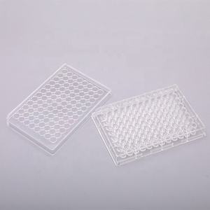 Laboratorium steril plastik habis pakai 96 Well Cell budaya piring tisu untuk mikroskop terbalik - Product Image 3