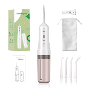 Xách tay không dây nước Flosser Pin Irrigator Miệng Irrigator 4 vòi phun nước Nha Khoa 200ml - Product Image 6