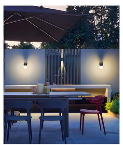 ไฟ LED ติดผนังพลังงานแสงอาทิตย์กันน้ำกลางแจ้งสำหรับติดผนังในสวน - Product Image 4