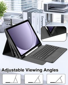 Étui pour clavier magique avec rétroéclairage 7 couleurs, chargement Type-C et support pour stylet pour Samsung Galaxy Tab A11 Plus/A9 Plus Laudtec - Product Image 4