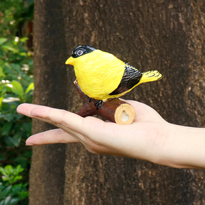 Jinhuoba resina crea il nuovo piccolo giallo uccello albero ciondolo statua decorazione ornamenti per la <span class=keywords><strong>casa</strong></span> - Product Image 2