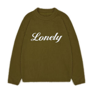 Großhandel Maßgefertigter Modischer <span class=keywords><strong>Mohair</strong></span>-Jacquard-Pullover für Herren, Langer Strick-Streetwear-Pullover für Herren - Product Image 4