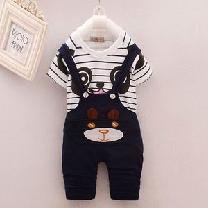ชุดเสื้อผ้าเด็กผู้ชายลายแพนด้าแสนน่ารักสำหรับฤดูร้อน - Product Image 2