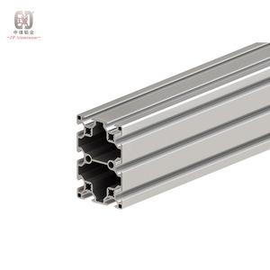 Profilés en aluminium 4040 4080 V-<span class=keywords><strong>Slot</strong></span> C-Beam, profilés en aluminium industriels personnalisés 4080, extrusion en aluminium noir anodisé 6063 T8 - Product Image 6