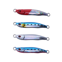 Leurre de pêche artificiel biomimétique métallique en forme de S, petit jig à mouvement lent pour lancer depuis le rivage, crankbait longue distance