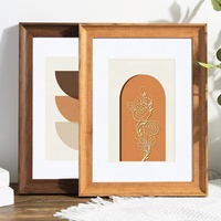 Cadre photo Offre Spéciale en bois A4 Supports Style rétro rustique Taille personnalisée Cadre photo vintage