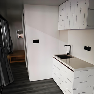 Instalación rápida impermeable de lujo Mini habitación de cápsulas de vacaciones completamente amueblado prefabricado contenedor de envío casas con baño - Product Image 3