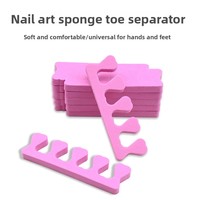 Separadores de Dedos Profesionales ZHI JIA de EVA Suave en 8 Colores, Espaciadores de Dedos para Pedicura y Manicura, Herramientas para Aplicación de Esmalte de Uñas