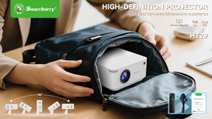 เครื่องฉายโลโก้อัจฉริยะขนาด1280*720P 1GB RAM 8GB HT29เครื่องฉายวิดีโอแบบพกพา ROM สำหรับงานประชุมทางธุรกิจสำนักงาน - Product Image 5