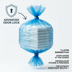 Sacs à couches parfumés au citron, protection anti-odeurs 7 couches, recharges pour poubelles à couches <span class=keywords><strong>Tommee</strong></span> <span class=keywords><strong>Tippee</strong></span> et cassettes de poubelles standard - Product Image 2