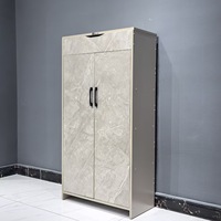 Meuble à chaussures double porte en bois multicouche pour salon, entrée, rangement domestique, mobilier pour appartement