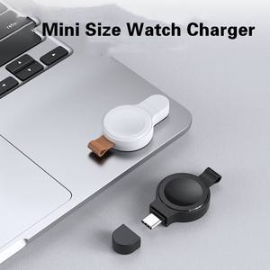 Venta caliente Mini <span class=keywords><strong>cargador</strong></span> inalámbrico portátil para <span class=keywords><strong>Apple</strong></span> Watch 8 7 6 5 4 3 SE estación <span class=keywords><strong>de</strong></span> carga tipo C <span class=keywords><strong>Smartwatch</strong></span> <span class=keywords><strong>cargador</strong></span> magnético - Product Image 4