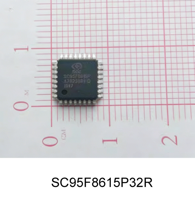 SOC SC95F8615P32R Industrial-Grade Touch MCU, Integrated Circuit Chip, 8051 Microcontroller