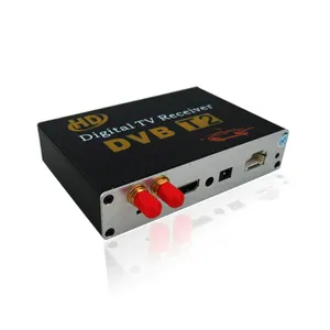 Mobiele Dvb T2 Auto Digitale Tv Tuner Mpeg4 Set Top Box Met Hd H.264 Voor Rusland, Colombia, thailand, Singapore, Europa