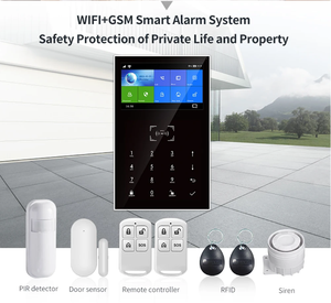 Tuya House <span class=keywords><strong>Kit</strong></span> de alarma antirrobo GSM 4G Wifi Sistema de seguridad <span class=keywords><strong>para</strong></span> el hogar con Google Alexa Control de voz Sistema antirrobo - Product Image 3