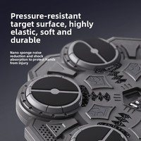 Machine de jeu de boxe électronique murale intelligente et automatique pour enfants, nouveau design, six cibles avec lumières LED et musique intégrée