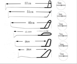 Xe Dent công cụ sửa chữa xe crowbar Set tấm kim loại miễn phí công cụ sửa chữa - Product Image 6