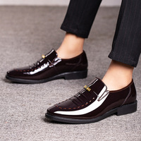 Chaussures pour hommes de grande taille 38-48, respirantes, style business, chaussures décontractées, semelle souple, noires