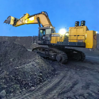 Excavatrice hydraulique sur chenilles de très grande taille, 100 tonnes, 120 tonnes, 780 CV, pour travaux de terrassement