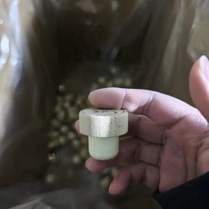 Tùy chỉnh t-loại gỗ Bìa <span class=keywords><strong>Wine</strong></span> Bottle Stopper 19.4/30 mét thân thiện với môi nút chai cho Whisky & vodka nhà máy bán hàng trực tiếp - Product Image 6