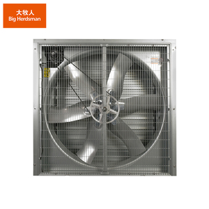 Ventilador de Caja de Alta Eficiencia para Gallineros, Aspas de Acero Inoxidable 430, Polea de Aleación de Aluminio, Motor IP55, Sistema de Ventilación para Túneles - Product Image 6