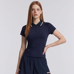 Nieuwste 2-delige polotop en tennisshort set met zijplooien, ademend, geschikt voor gym, fitness, yoga, pickleball, padel, luxe tennisset - Product Image 5