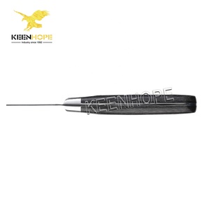 HEROISM 5 بوصة سكين الشيف الياباني سانتوكو مقبض خشبي من الخشب الألماني Din 1.4116 من الفولاذ المقاوم للصدأ 56HRC حادة لمطبخ FBA - Product Image 6