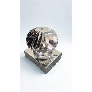 Capot de cheminée rectangulaire de conception industrielle, à entraînement éolien, en acier inoxydable 304, certifié KIWA, fabriqué en Italie pour l'évacuation des gaz de combustion et de l'air. - Product Image 2