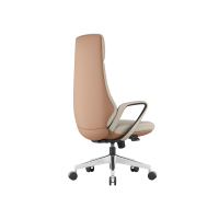 Chaise de bureau ergonomique, mobilier de maison moderne et populaire, chaise de bureau ergonomique en cuir pour l'étude, la bibliothèque privée