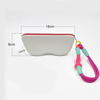 Étui de rangement pour lunettes le plus vendu – Pochette en silicone avec cordon pour lunettes de soleil et organisateur de lunettes de poignet