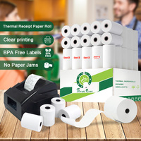Oem Geaccepteerd Coreless 8Mm Ontvangst Bpa Gratis Tot Rol Thermisch Papier Rollen 80X80Mm