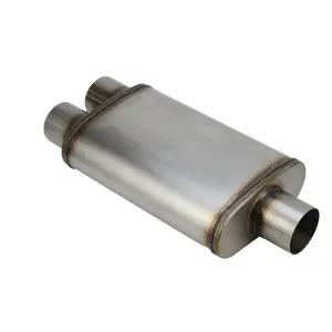 Universal Straight 4" X 9" High Performance Oval Exhaust Silencer Muffler Suit For Borla