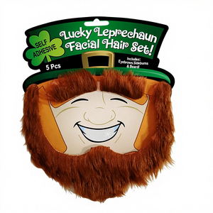 Accesorio de Disfraz de Barba de Duende de la Suerte para el Día de San Patricio para Adultos, con Fibra de Felpa Autoadhesiva para Uso en Exteriores - Product Image 5