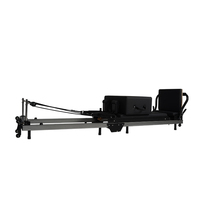 Wavar Nouveau Design Reformer de Pilates Pliant en Alliage d'Aluminium avec Système à Ressorts et Sangles en Corde, Équipement d'Entraînement Complet du Corps