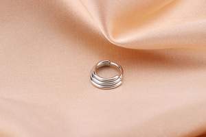 Anneaux de perçage en titane, torsadé, <span class=keywords><strong>nez</strong></span>, bijouterie à 3 anneaux, articulé, bon marché, vente en gros, - Product Image 6