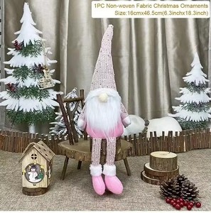 Muñeco de Peluche Gnomo Navideño sin Rostro, Decoraciones Navideñas para el Hogar 2025, Adorno Navideño, Navidad, Año Nuevo - Product Image 5