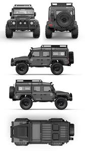 2024 Xueren Newset MJX H8H 1/8 Échelle ALLLOCK Defender Escalade Voiture 4WD RC Voitures Hors Route Camion Rock Crawler - Product Image 3