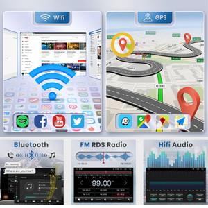 Autoradio GPS pour Honda Freed 2008-2016, Carplay, écran tactile 10 pouces, Android, multimédia, Wifi, FM/AMRDS, DSP, SWC, écran partagé - Product Image 4