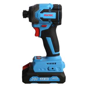 FIXTEC Perceuse-<span class=keywords><strong>visseuse</strong></span> à chocs sans fil <span class=keywords><strong>20V</strong></span> haute performance, moteur sans balais, embout 1/4'' - Product Image 1