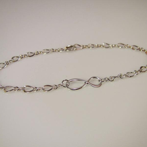 Handmade Happiness Sterling Silver Discreet Slave <b>Bracelet</b> - Product Image 1