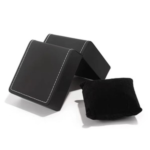 Boîte de rangement <span class=keywords><strong>pour</strong></span> montres en cuir PU personnalisable haut de gamme, élégante, avec logo, emballage cadeau <span class=keywords><strong>pour</strong></span> montres - Product Image 3
