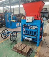 Machine à fabriquer des briques creuses interverrouillables manuelles 4-35, populaire et à prix abordable