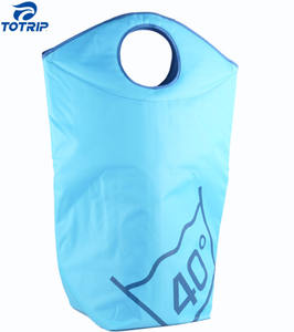 ตะกร้าผ้าแบบพับได้ขนาดใหญ่พิเศษสำหรับโรงแรม ทำจากโพลีเอสเตอร์ ความจุ 120 ลิตร พร้อมฝาปิดแม่เหล็ก - Product Image 3