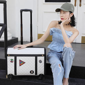 Nieuwe Huisdier <span class=keywords><strong>Trolley</strong></span> Case Rolling Bagage Draagbare Koffer Puppy Kat Uit Bagage Tas Universele Wiel Doos Tij - Product Image 4