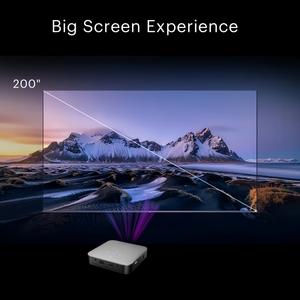 <span class=keywords><strong>Mini</strong></span> proyector de vídeo inteligente para exteriores AOME 200 ANSI Lumen Nativo 4K HD Android 9/11 Operado DLP Cast 2G RAM Stock europeo - Product Image 4